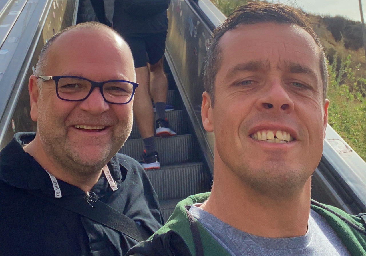 Mark en Onno in Albufeira